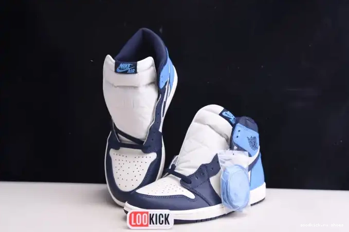 1 Retro OG Obsidian Jordan 555088-140 Air High 0503